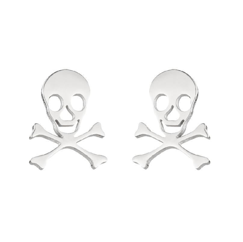 Halloween pumpkin skull earrings, European and American cross-border simple fashion ghost spider web earrings wholesale