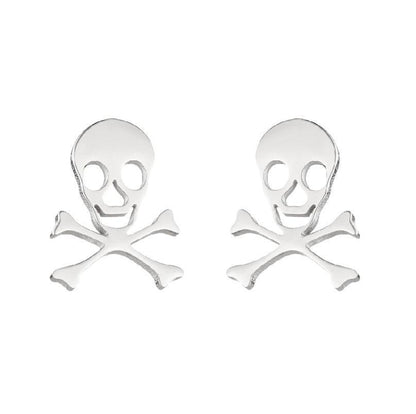 Halloween pumpkin skull earrings, European and American cross-border simple fashion ghost spider web earrings wholesale