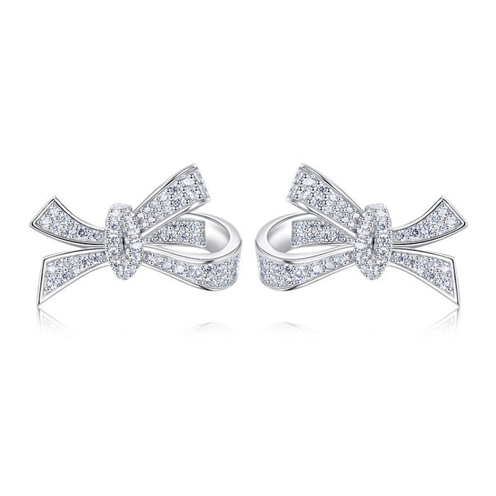 Bow Earrings Fashion Personality Business Earrings