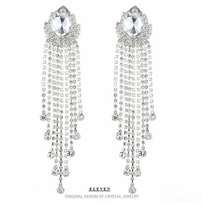 Sweet Tassel Earrings - Cold-Tone Chain Jewelry for a Stylish Look