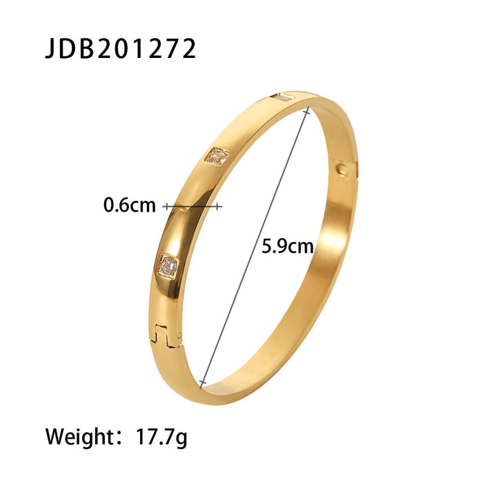 18K Gold Plated Stainless Steel Mixed Gold and Silver Ring - Trendy Minimalist Jewelry