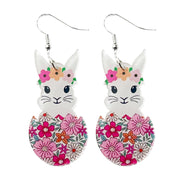 Acrylic Easter earrings - wallojewerly 