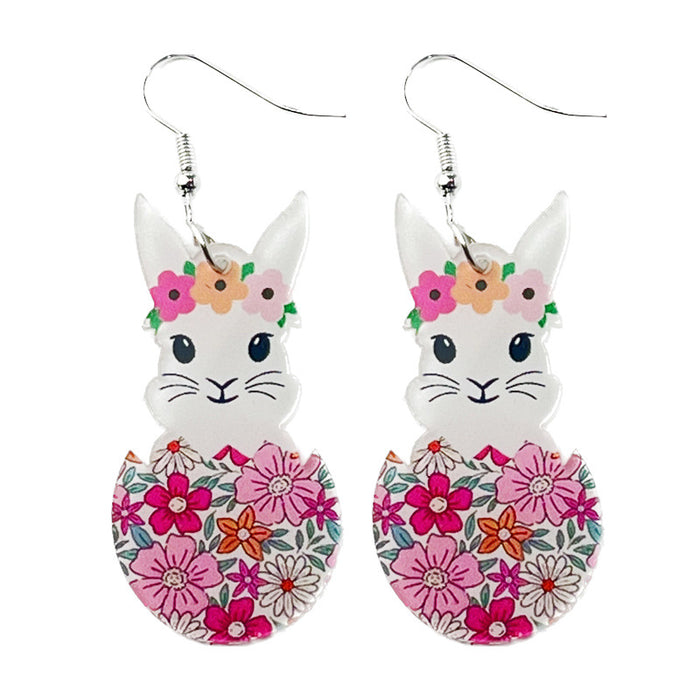 Acrylic Easter earrings