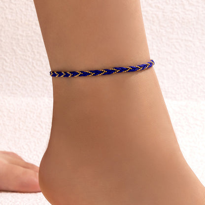 Braided Cord Bracelet in Colorful Strands for Men and Women