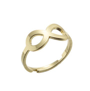 Fashionable and simple stainless steel geometric ring, star and moon open ring wholesale - wallojewerly 