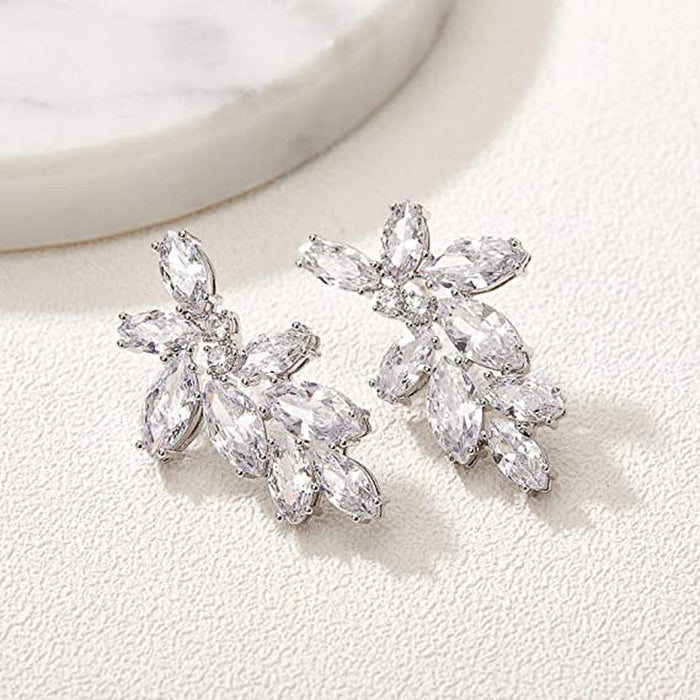 Butterfly Earrings Hollow Zirconia Mini Earrings