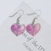 Gradient magic heart earrings - wallojewerly 