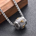 Rotating Buddha Bead Stainless Steel Necklace - wallojewerly 