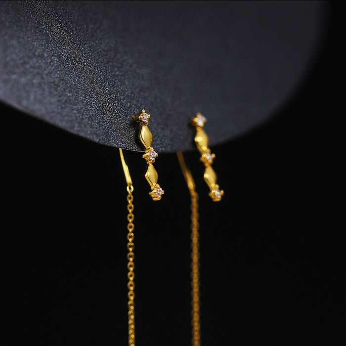 French tassel earrings for women