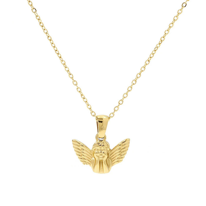 Angel Vintage Metal Necklace