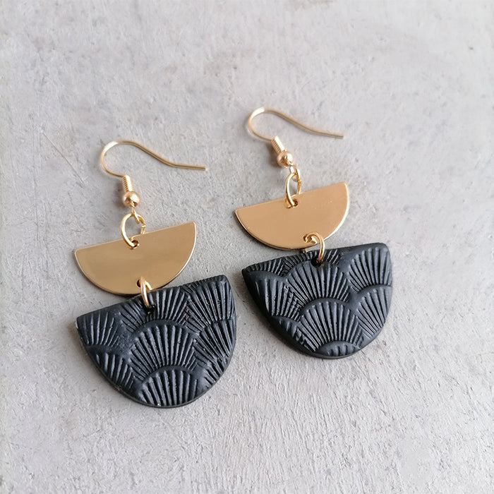 Handmade Soft Clay Earrings - Unique and Trendy, Perfect for Students