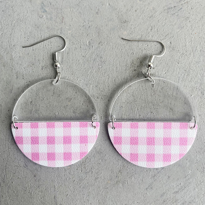 Acrylic translucent earrings