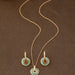 Wholesale painted daisy pattern necklace and earring sets - wallojewerly 