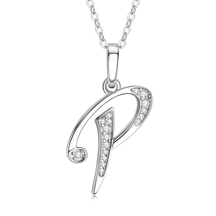 Letter Pendant Necklace
