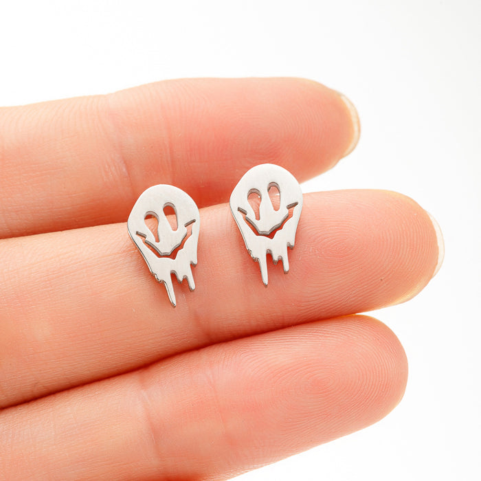 Horse Head Stainless Steel Stud Earrings - Unique and Stylish Animal Jewelry