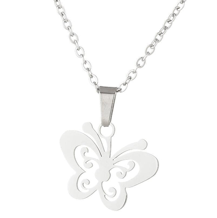 Butterfly Fairy Pendant Necklace - Luxurious Spring-Inspired Jewelry