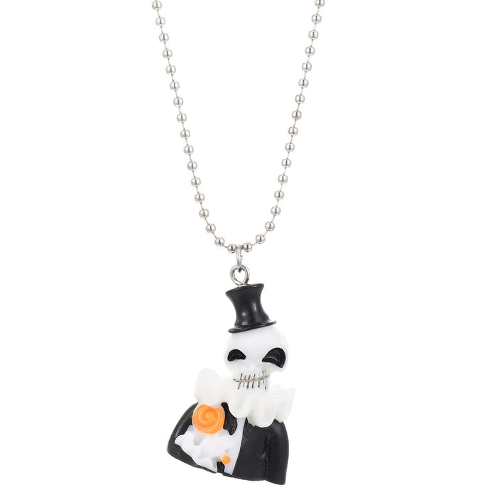 Wholesale Halloween Black Ghost, Pumpkin, and Bat Acrylic Mini Claw Clips