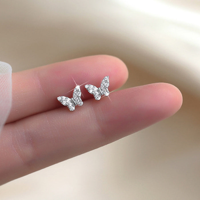 Women's butterfly opening adjustable ring