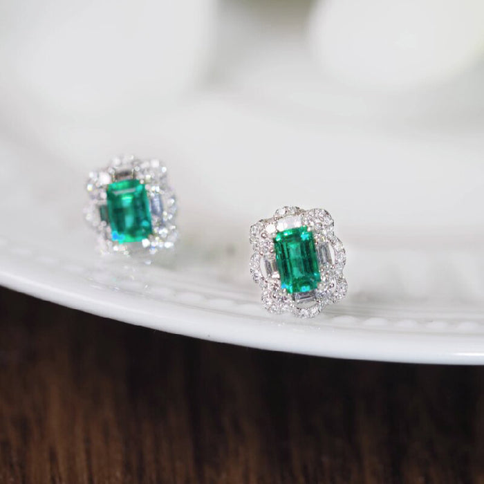 High-end noble lady earrings palace style French earrings