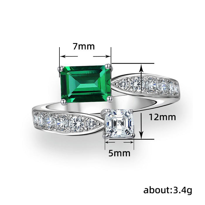 Princess retro ring high-end design cross-border female ring