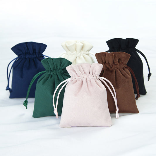 Drawstring jewelry velvet bags - wallojewerly 