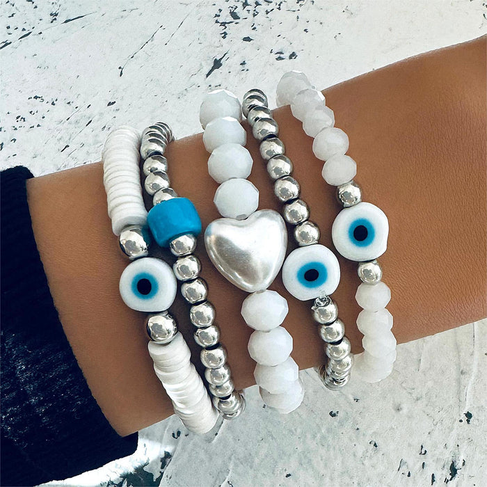 Pulsera de perlas barrocas de lujo con cadena de metal - Estilo minimalista