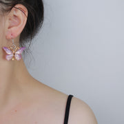 Colorful butterfly earrings - wallojewerly 