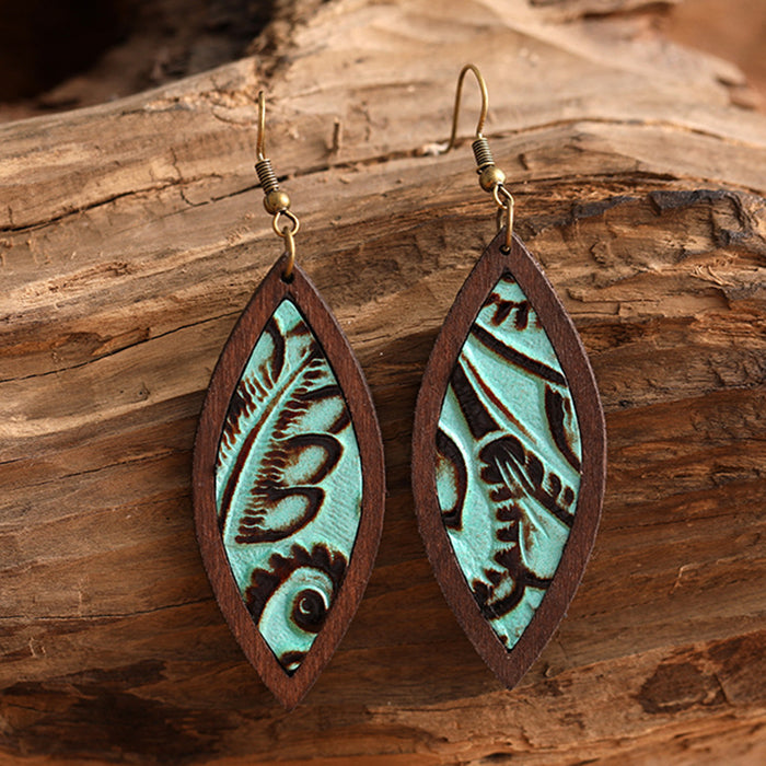 Bohemian Wooden Earrings