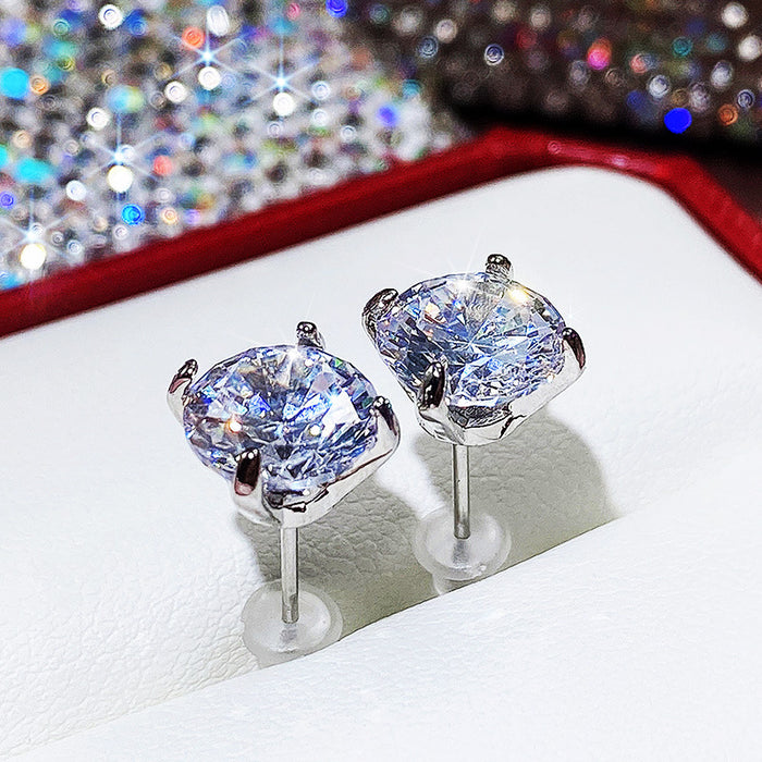 Colorful flower-shaped earrings for women, creative and generous earrings