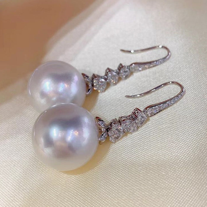 Baroque pearl earrings