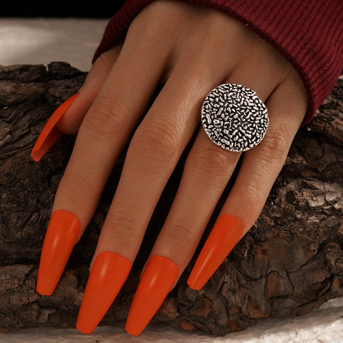 Bohemian retro ethnic style round ring