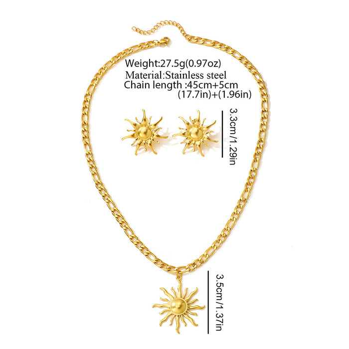 Wholesale stainless steel and titanium steel heart-shaped gold necklaces