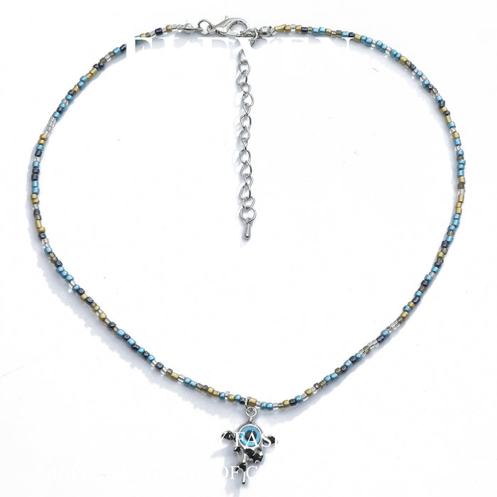 Evil Eye Pendant Necklace - Stylish Beaded Necklace for Daily Wear