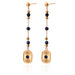 Wholesale natural lapis lazuli long tassel bracelet, earrings and necklace sets - wallojewerly 
