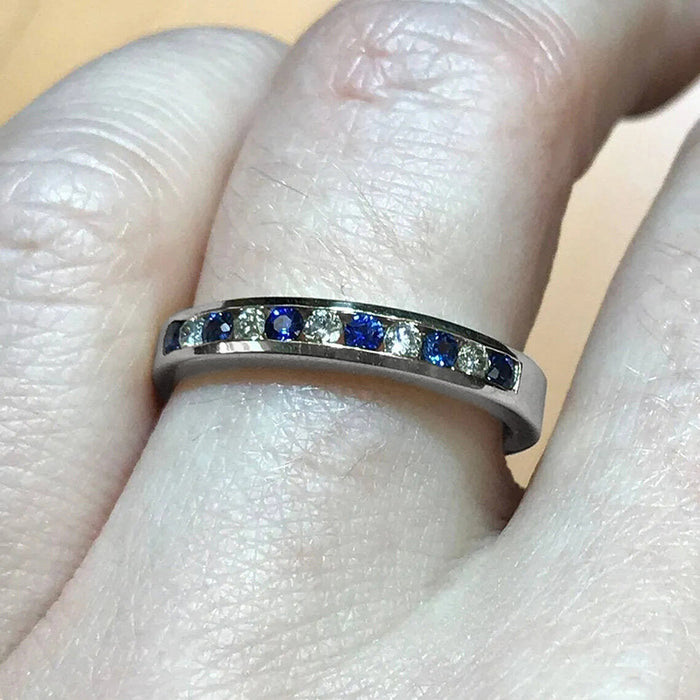 women's round zircon ring