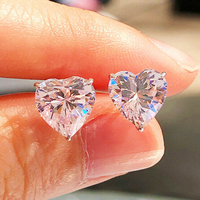 Full diamond micro-paved earrings