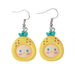 Cartoon strawberry fruit series earrings - wallojewerly 