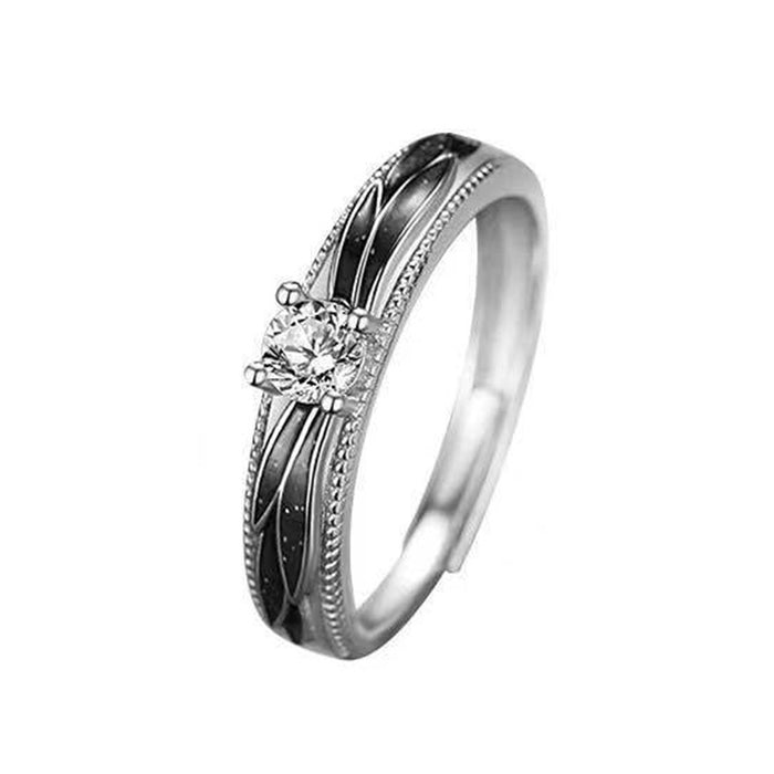 Angel Wings Couple Open Ring Romantic Valentine's Day Gift