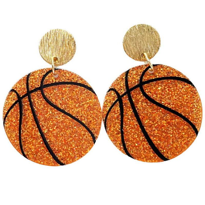 Fluorescent Acrylic Ball Collection Earrings