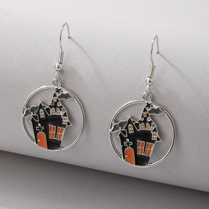 Fun and colorful Halloween earrings