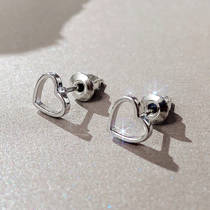 Heart shaped earrings Valentine's Day gift for girlfriend