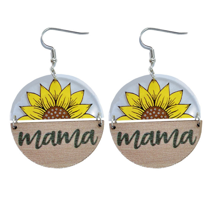 Mother's Day Mom Acrylic Earrings