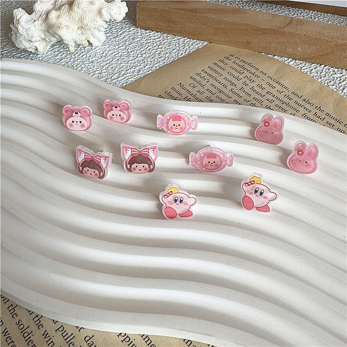 Cute cartoon acrylic earrings