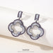 Vintage Long Tassel Earrings - S925 Silver Zircon Butterfly Dangle Earrings for Women - wallojewerly 
