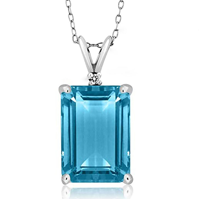 Square four-claw pendant clavicle chain exquisite light luxury necklace