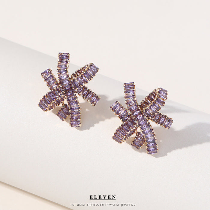 Luxury Zircon Earrings - Minimalist Studs for a Stylish and Sophisticated Look