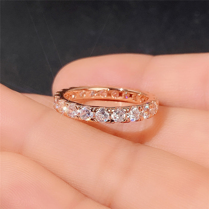Gold Ring European and American Trendy Men's and Women's Rings