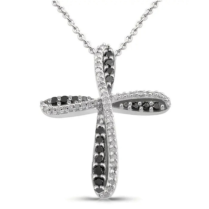 Snake bone cross clavicle necklace live broadcast