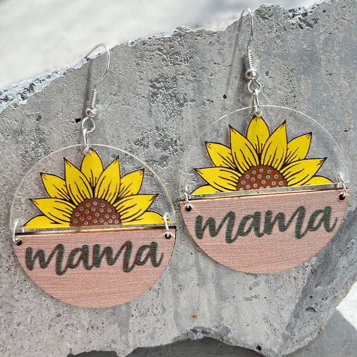 Mother's Day Mom Acrylic Earrings