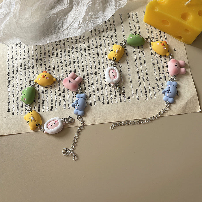 Fashionable Flower Cartoon Frog Bracelet 2023 New Style